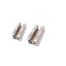 Bopaodao 2 Pcs SBR12LUU SBR12 LUU 12mm Long Linear Motion Slider Block with Graphite Copper Sleeve Inside for 12mm Linear Guide Rail, Aluminum CNC Router Parts