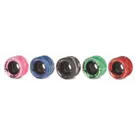 Sure-Grip Twister Wheels (Set of 8) - Purple/White