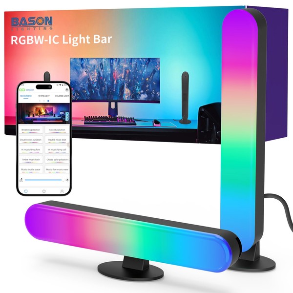 BASON LIGHTING Smart Light Bars, RGB-ICW Smart Led Lights with