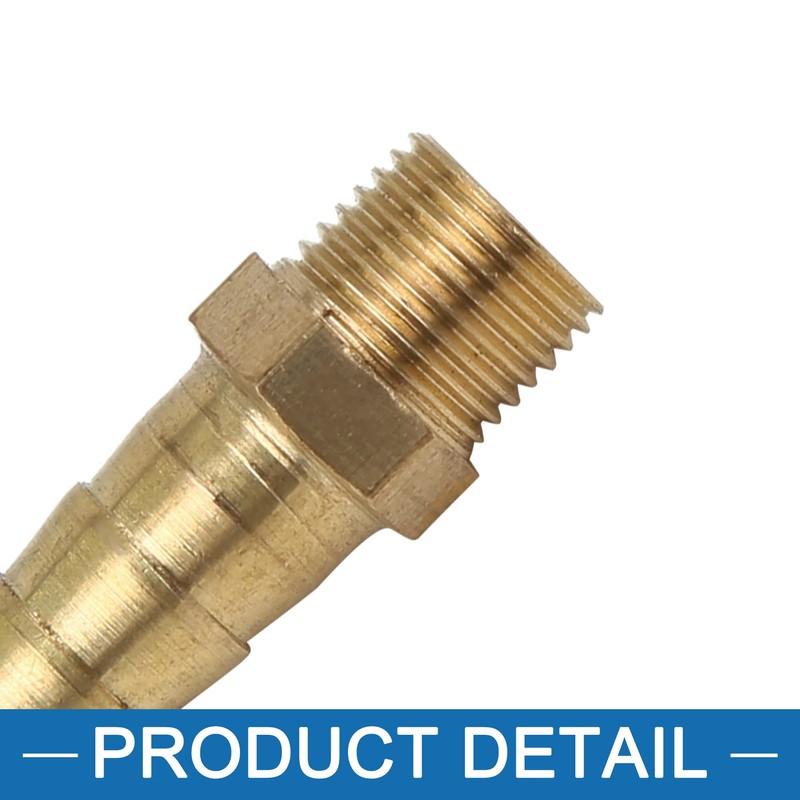 A ABSOPRO Brass Hose Fitting 8 mm Inner Diameter x