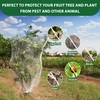 Fruit Tree Netting Bags with Drawstring, Insect Bird Netting Pest
