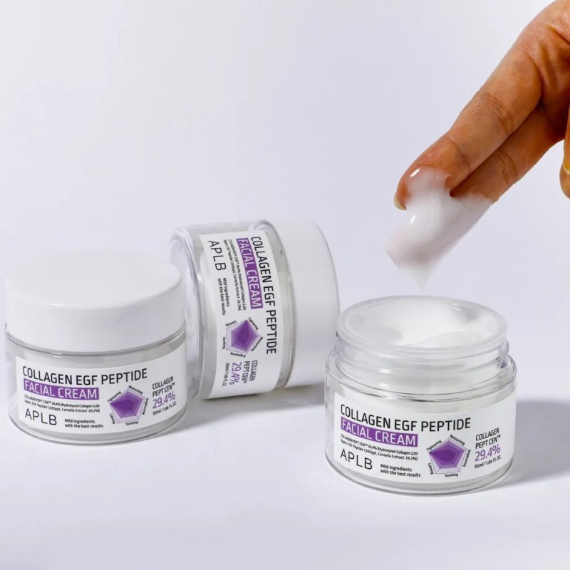 Crema Facial Aplb Con Péptidos Y Colágeno Hidratante Elasticidad