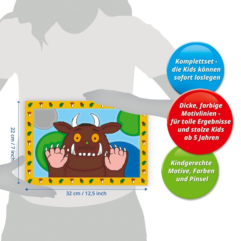 Ravensburger CreArt 20054 - The Gruffalo - Painting by Numbers