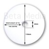 50 Ritek Glossy Full Hub Inkjet Printable White CD-R 52X