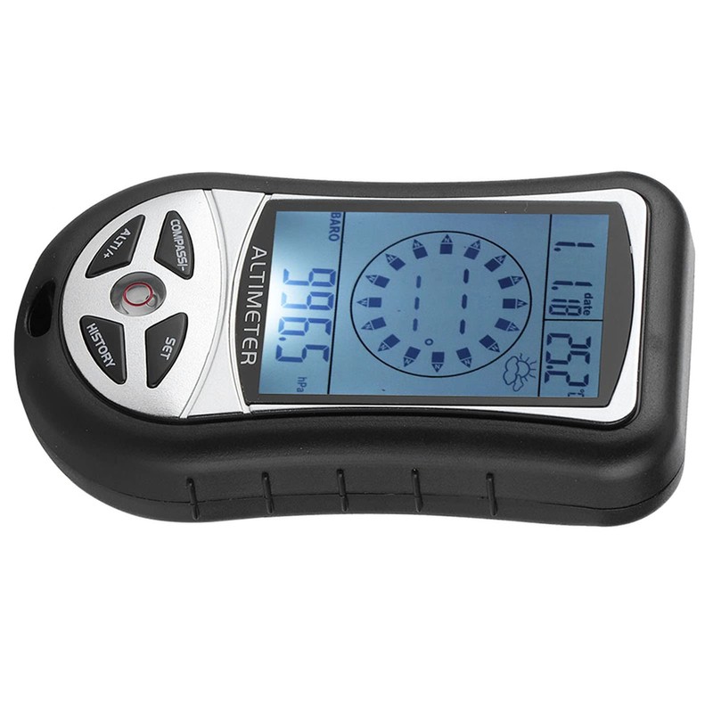 Portable Multifunctional Electronic Weather Altimeter Barometer for Outdoor Enthusiasts Home