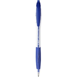 Bic 920286 Atlantis Classic Ballpoint Pen in Blue, Line Width 0.4 mm, Refillable, Pack of 36, Ideal for the Office, Home Office or School