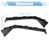 X AUTOHAUX 1 Pair Rear Left and Right Bumper Bracket
