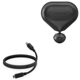 BoxWave Cable Compatible with Therabody Theragun Mini - DirectSync - USB B to USB 3.1 Type C, USB B to C Sync Cable - 3ft - Black