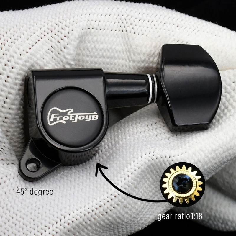 FretJoyB 18:1 Guitar Tuning Pegs 3x3 Standard Guitar Tuners Tuning