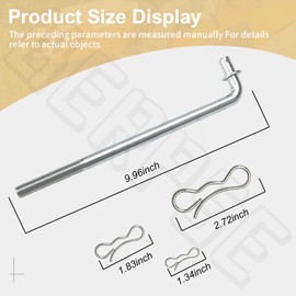 131-3945 Deck Mount Rod Compatible with Toro E S Series, Fits Models 725057036 725058016 725058036 74385 74386 74387, Replace 104-8047