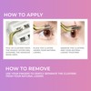 imPRESS KISS imPRESS Falsies Press On Self Adhesive Eyelashes, 10mm-12mm Natural Volume Press On Lashes, Black, No Glue Needed, Invisible Band, 12 Lash Clusters - Classy