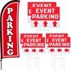 Hahafelt Parking Sign Set 1 Pack Feather Flag 6 Pack