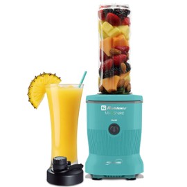 Koblenz Mix&Shake Blender, 20 oz Portable Blender, 600W Motor, Pulse, ON/OFF Functions, Stainless Steel Blades, Shakes, Sauces, Smoothie Maker, (1) 20 oz To-Go Bottle, Green, MSKM-600 V