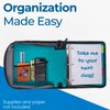 Case-it Universal Zipper Binder | 2-Inch O-Rings, 13-Inch Laptop/Tablet Padded