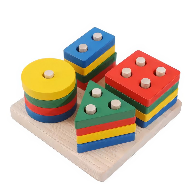 Educational Wooden Montessori Development Toys for Toddlers – Early Learning