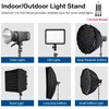 FreeSea Aluminum Photography Light Stand, 20" Foldable Flip Locks Tripod