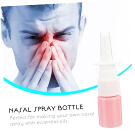 1 Set 50pcs Direct Bottle Nose Bottle Pink Small Bottle Mist Bottle Empty Bottle Sprayer Bottles Plastic Bottle Half Cover Cosmetic