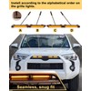 LED Amber Grill Lights for Toyota 4Runner 2020 2021 2022
