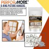 PERFORMORE 20 Pack of D-Ring Picture Hangers with 40 Screws,