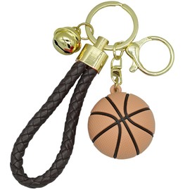 Basketball Keychain Pendant Novelty Sports Ball Fans Key Chain Ring Charm for Boys Girls Men Women