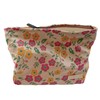 Cosmetic Bag, Corduroy, Travel Toiletry Bag with Zip, Corduroy Cosmetic