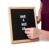 CKANDAY 400 Characters White Letter Set for Interchangeable Felt Boards,