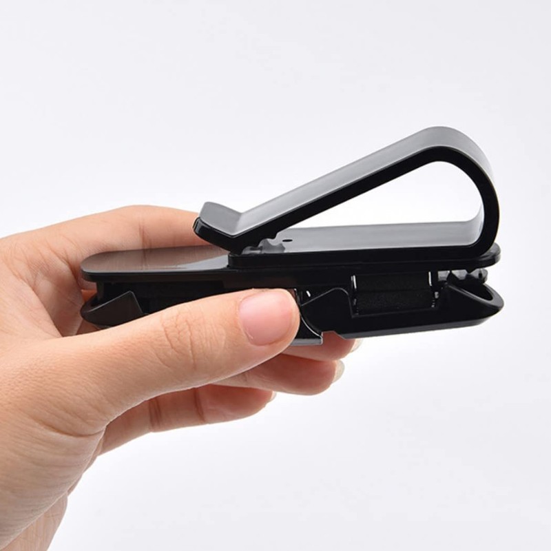 XSAJU 2pcs Car Sunglasses Clip Glasses Holder for Car Sun