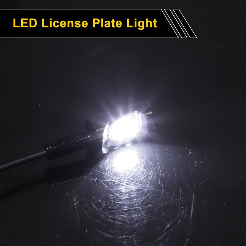 REPAIROCK 2 Pcs License Plate Light 12V LED Tag Lamp