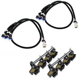 Michigan Motorsports D581 LQ4 LM7 Truck Square Coil Relocation Bracket Kit - LS Swap Compatible - LSX Billet Aluminum Brackets - Fits GM #12563293