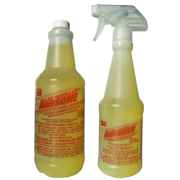 LAs Totally Awesome 20 Oz All Purpose Concentrated Cleaner & Degreaser with 32 Oz Refill
