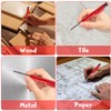 REEKNOKOL Carpenters Pencil, Solid Construction Pencil Carpenter Pencil Set with