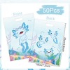 Falueqg Axolotl Birtdhay Party Decorations - Bulk 50 Pcs Blue