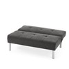 2East™ College Mini-Futon - Boucle Dark Gray