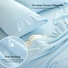 Full Sheet Set 4 Piece, Soft Breathable Cooling Microfiber Bed