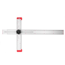 T Shaped Ruler Sliding Combination Square 90 45 Degree Angle Measuring Tool Woodworking Protractor