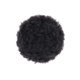 Black 8 Inch Afro Puff Drawstring Ponytail Curly Hair Bun Hair Synthetic Short Extensions Hairpieces Updo Hair for Black Women Girls