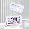 My Melody Cinnamoroll, Chromi, Pencil Case, Large Capacity, PU Leather,