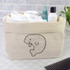 Large 'Cute Manatee' Canvas Organiser/Storage Bag (OR00006638)