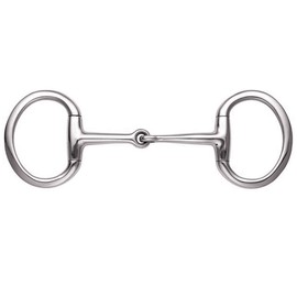 Shires Equestrian - Flat Ring Jointed Eggbutt - S/steel - Size: 53/4