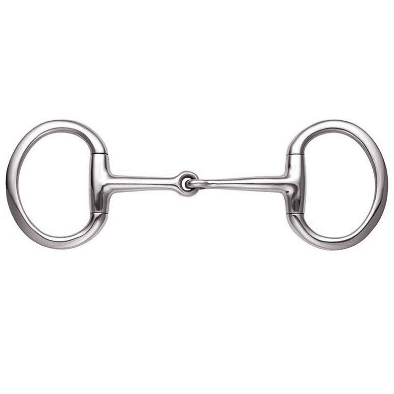 Shires Equestrian - Flat Ring Jointed Eggbutt - S/steel -