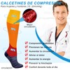 Calcetas de Compresión para Mujeres y Hombres, 3 Pares Medias