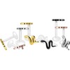 PIERCINGLINE PTFE Labret with Internal Thread Titanium Attachment Snake Piercing