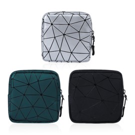3-Piece Square Storage Bag, Sanitary Napkin Storage Bag, Waterproof Storage Bag, Portable Storage Bag, Mini Storage Bag