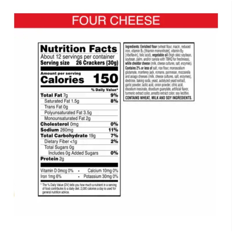 Cheez-It ⚫️ New Exclusive Cheez-It Crunchy Italian Four Cheese Snack