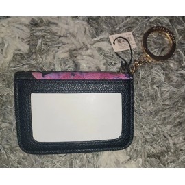 Victoria's Secret Victoria Secret  foldable Card Case brand new black multi floral