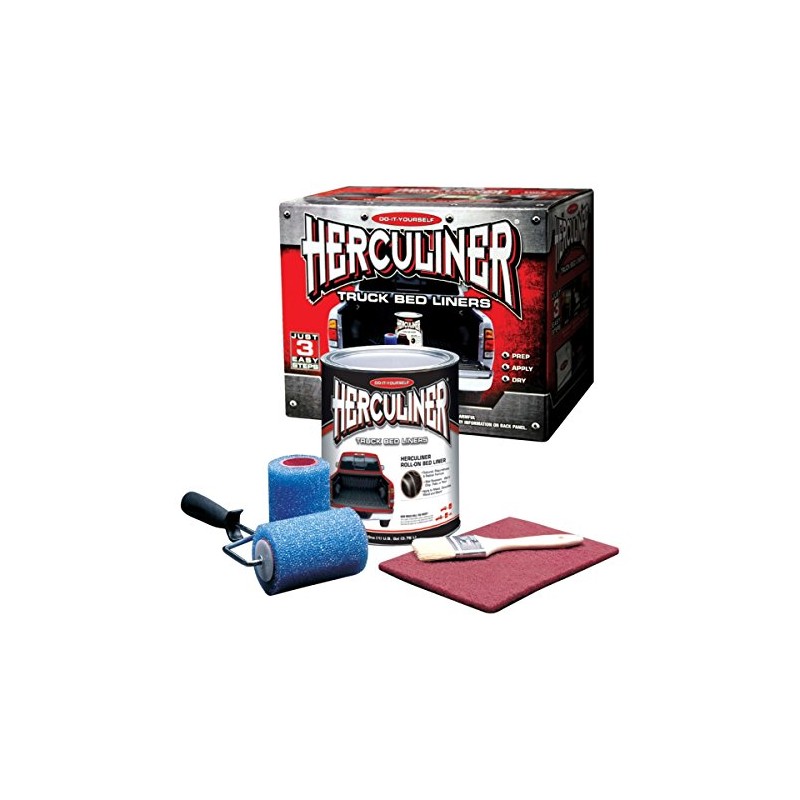 Herculiner Truck Bed Liner Kit For Pick-Up Truck Beds Blk