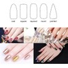 8PCS Professional Nail Files Double Sided Emery Board 100/180 Grit