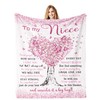 Jamfind Niece Gifts from Auntie, Niece Gifts Blanket 60"x 50",