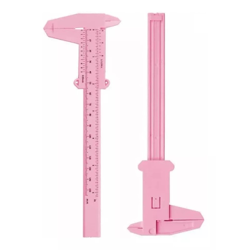 Beauty Eye Vernier Medidor Regla Para Cejas Microblading Shading