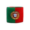 Flaggenfritze Portugal Flag Sweatbands Set of 2 + Free Sticker